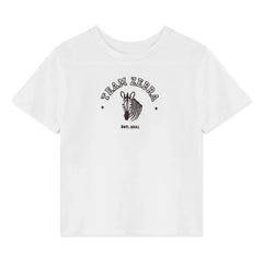 Fliink - Sommer Zebra Organic Cotton T-Shirt | White