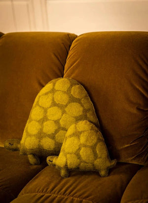 Muskhane - PASU Turtle Felt Pillow | Moss Green