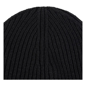 Stone Island - Logo Wool Beanie | Black