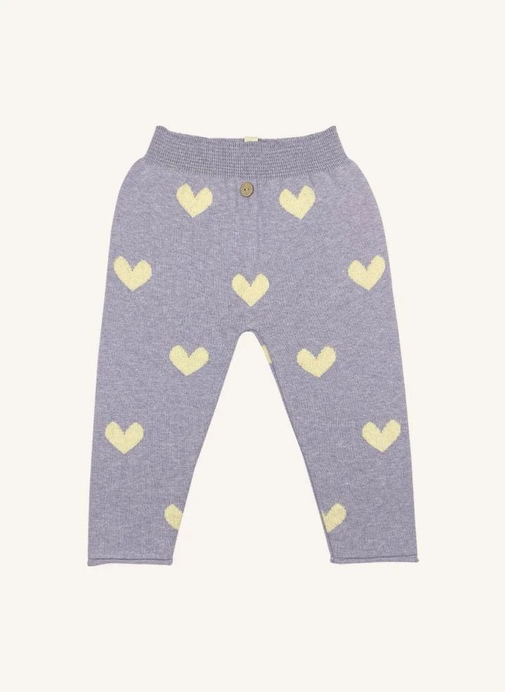 Bayiri - Amor Cœurs organic cotton pants | Lavender