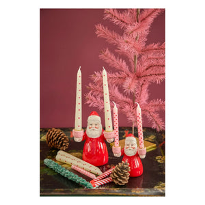 Rice - Heart Candles - Set of 2 | Pink