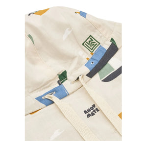 Liewood - Gorm Bateaux Organic Cotton Reversible Hat | Blue