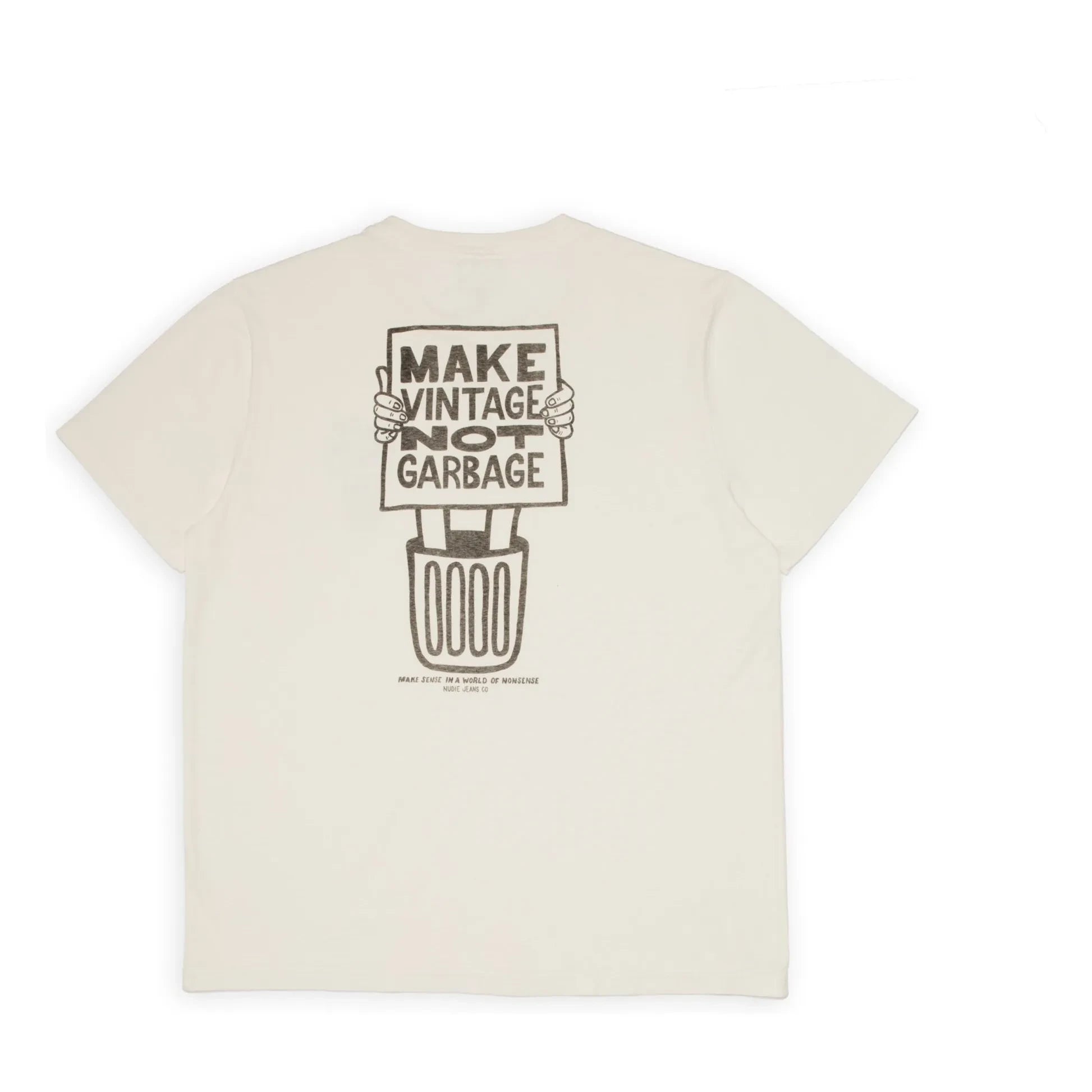 Nudie Jeans - Roy Garbage T-Shirt | White