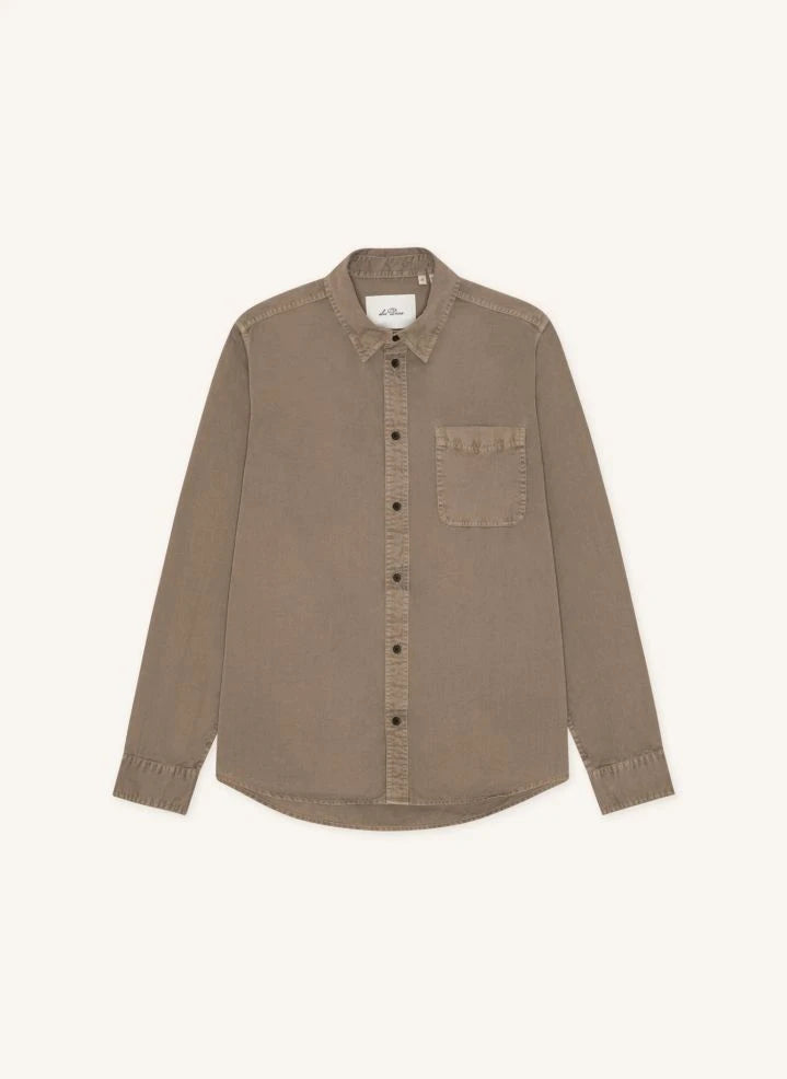 Les Deux - Solid-Color Shirt | Dark Beige