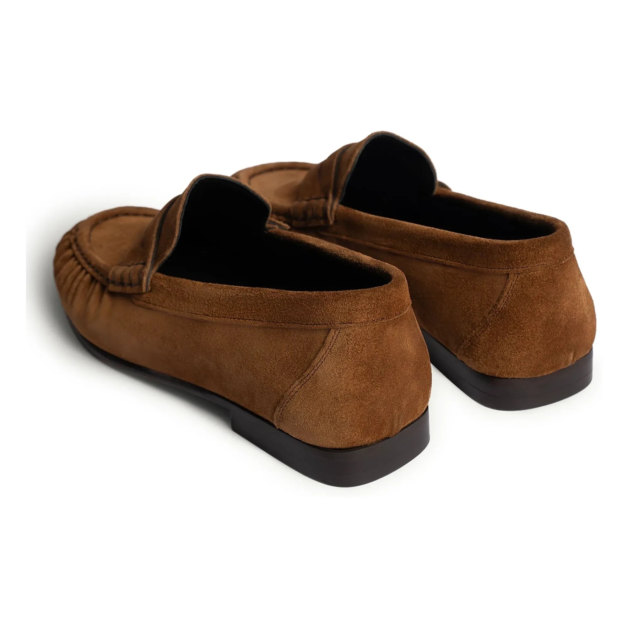 Posa - Suede Loafer Shoes | Dark Brown