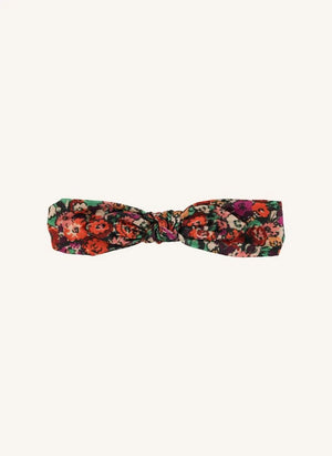 Piupiuchick - Çiçekli saç bandı | Siyah