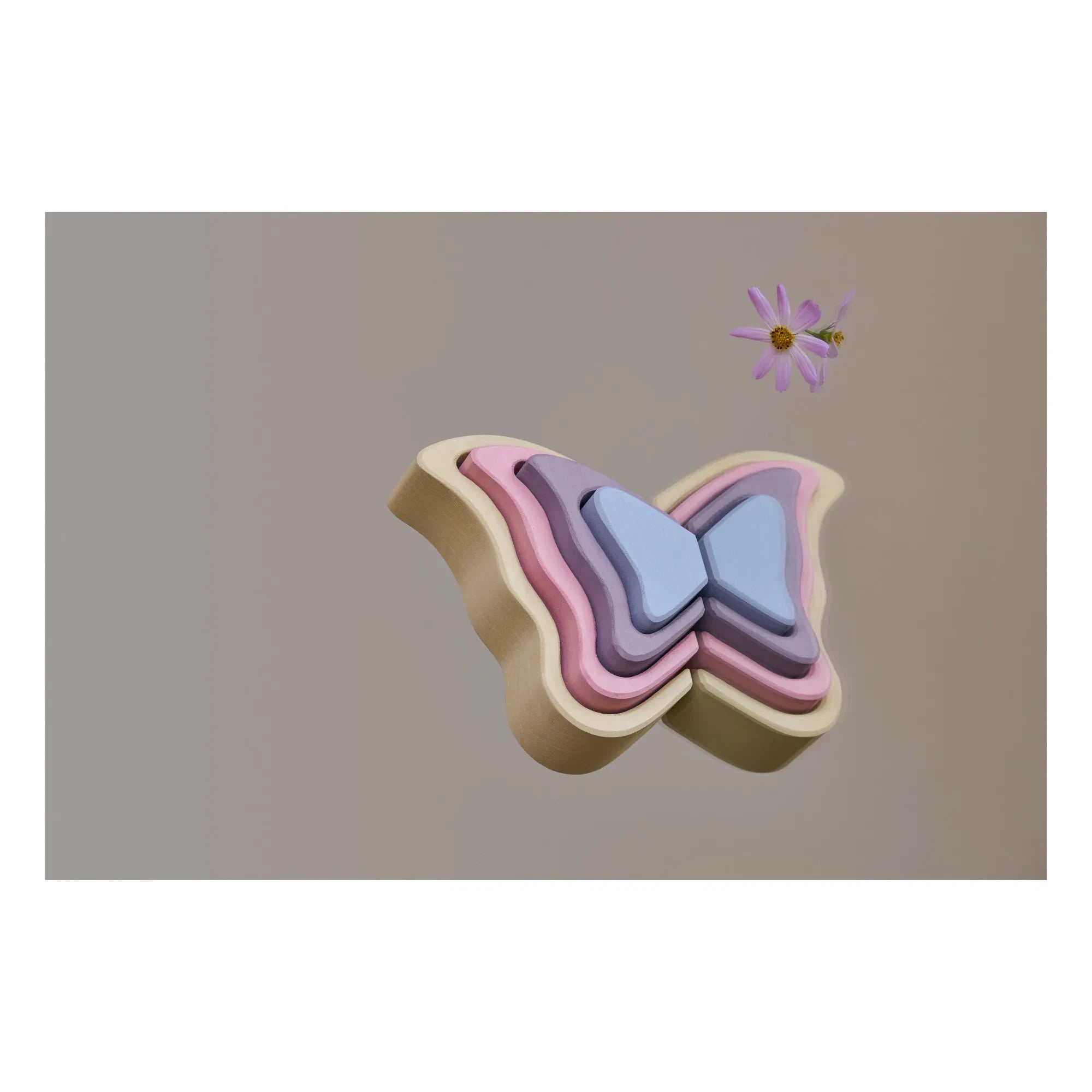 Raduga Grez - Wooden Butterfly Arch | Pink