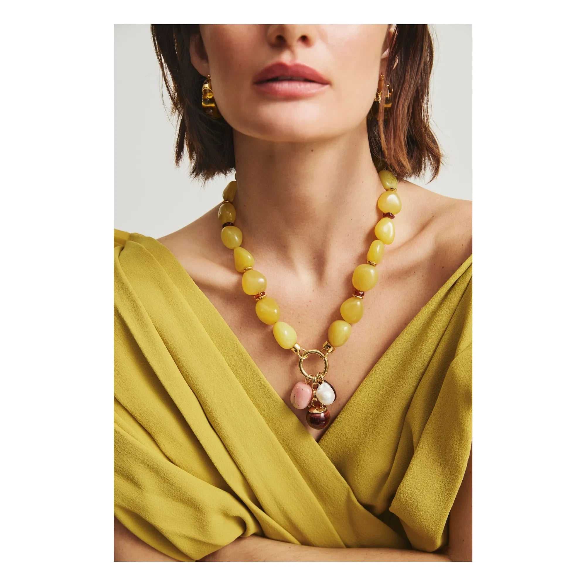 Lizzie Fortunato - Cordoba Charm kolye | Amber