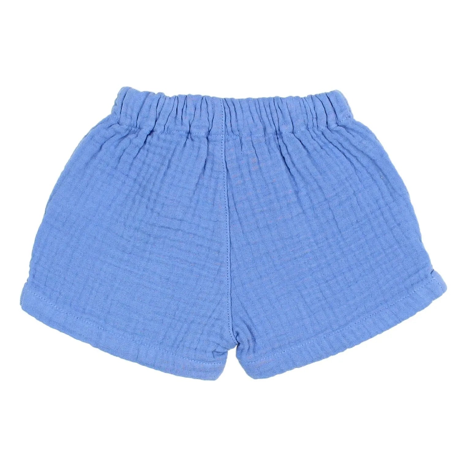 Búho - Cotton muslin shorts | Light Blue