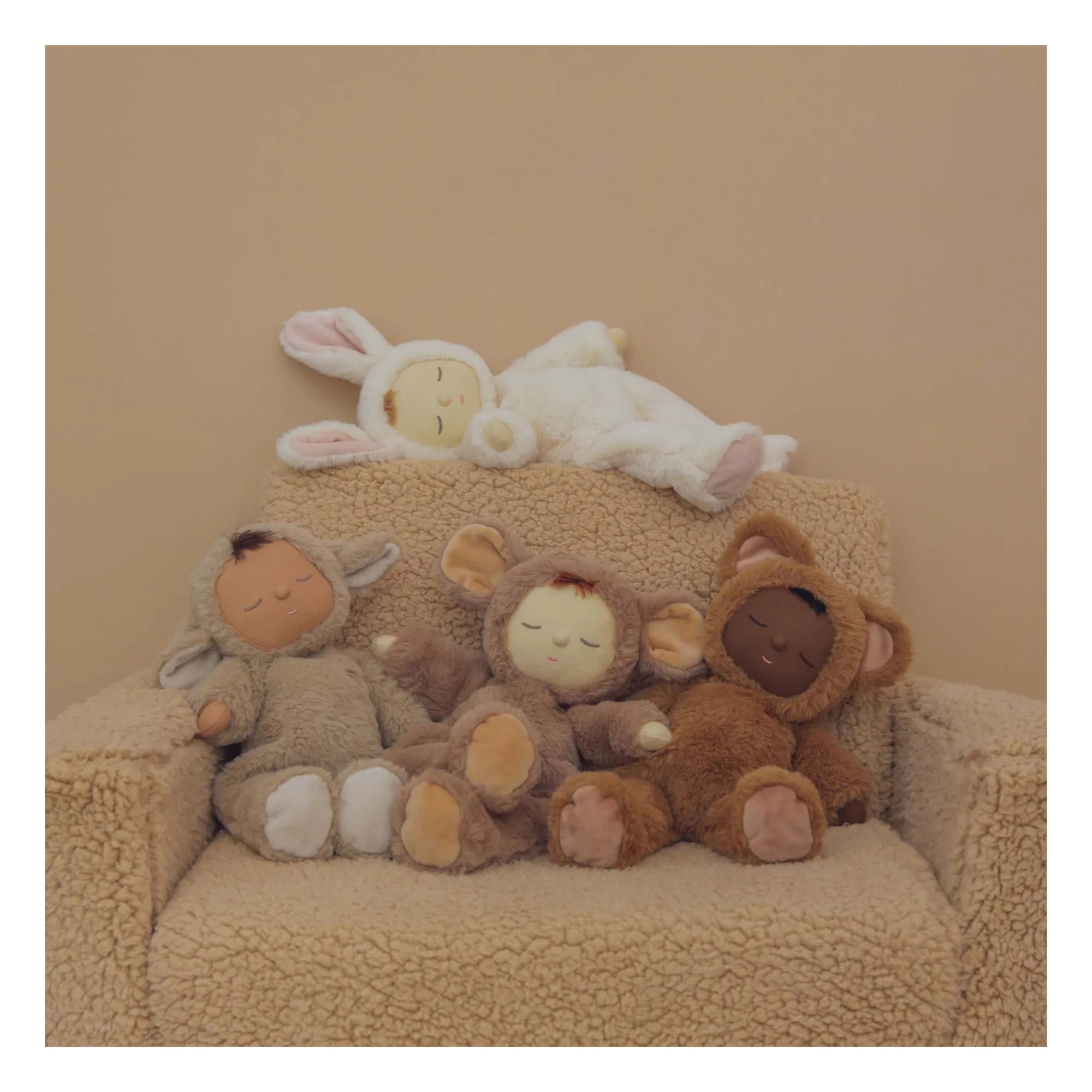 Olli Ella - Cozy Dinkums Bear Soft Toy | Caramel