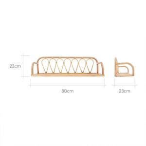 Cuddleco Aria Shelf Large - Natural-Shelves-Natural-One Size | Natural Baby Shower