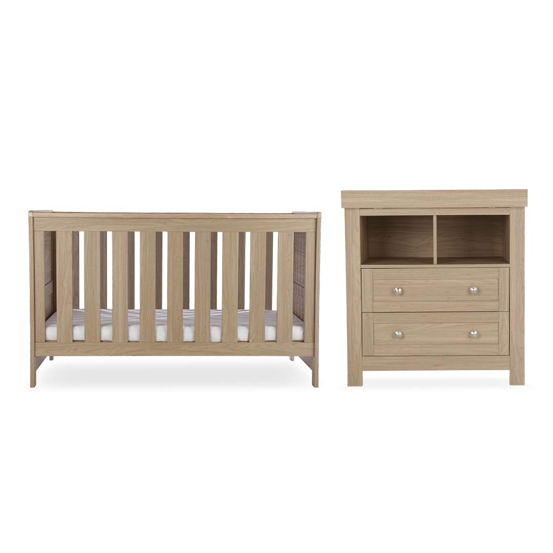 CuddleCo Burford 2pc Set - Oak-Nursery Sets-Oak- | Natural Baby Shower