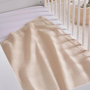 CuddleCo Comforter Blanket - Cashmere Waffle-Blankets-Cashmere Waffle- | Natural Baby Shower