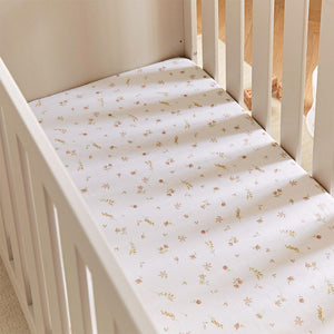 CuddleCo Cot Bed Sheets 2pk - Cashmere Meadow-Sheets-Cashmere Meadow-Cot Bed | Natural Baby Shower