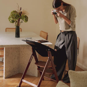 CYBEX Click & Fold 3 In 1 Highchair - Dark Natural-Highchairs-Dark Natural- | Natural Baby Shower