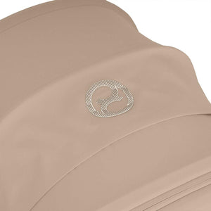 CYBEX Melio Carbon Pushchair - Almond Beige-Strollers-Almond Beige- | Natural Baby Shower