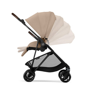 CYBEX Melio Carbon Pushchair - Almond Beige-Strollers-Almond Beige- | Natural Baby Shower