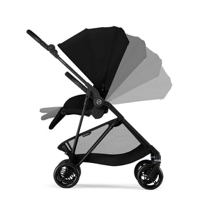 CYBEX Melio Carbon Pushchair - Magic Black-Strollers-Magic Black- | Natural Baby Shower