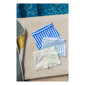 1+ in the family - Morell Striped Swim Shorts | Almond green