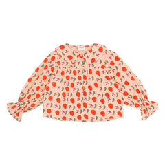 Jenest - Emmy Oiseaux Blouse Organic Cotton | Peach