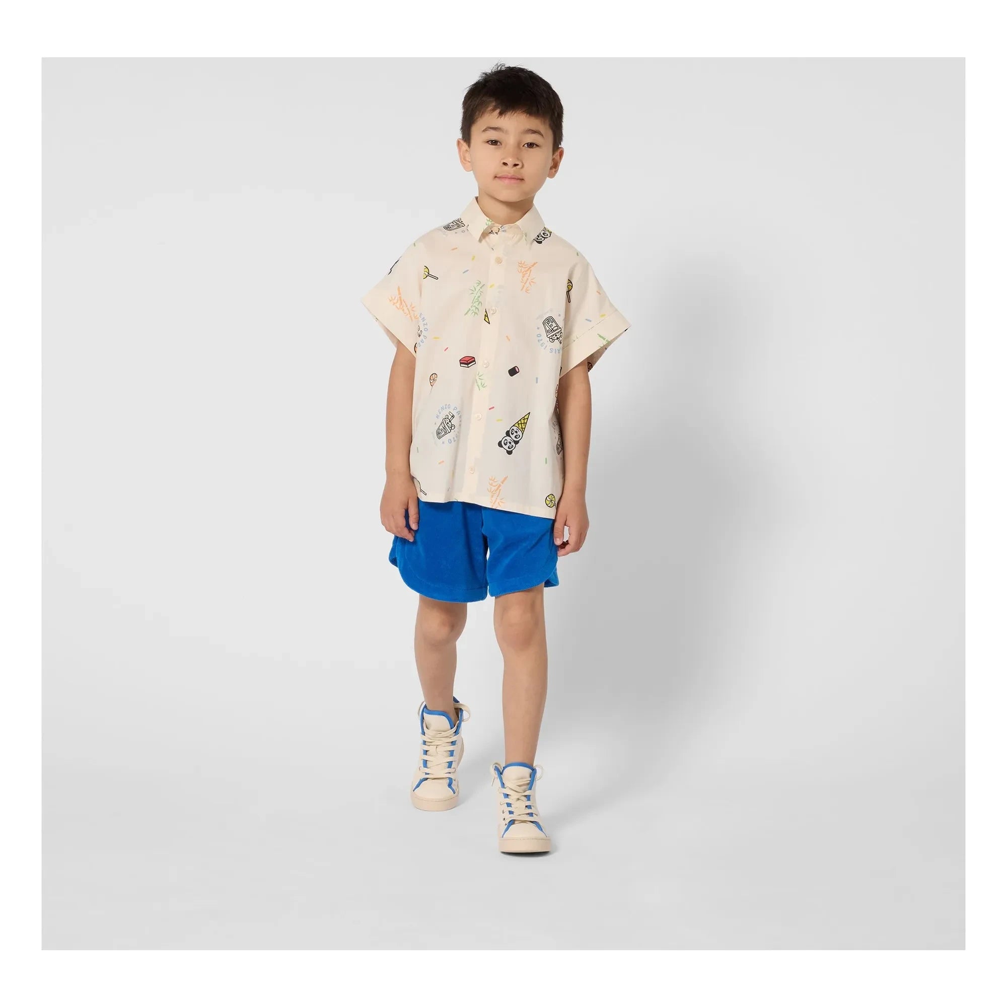 Kenzo - Happy Sweet Panda T-Shirt | Ecru