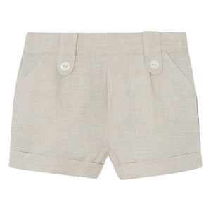 Tartine et Chocolat - Baby Linen Shorts | Sand