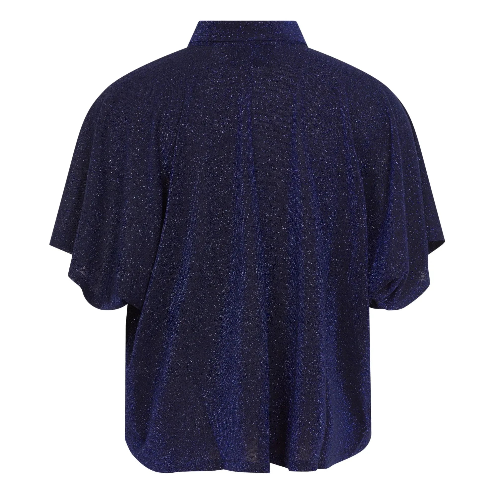 Momoni - Brooklyn Metallic Shirt | Navy Blue