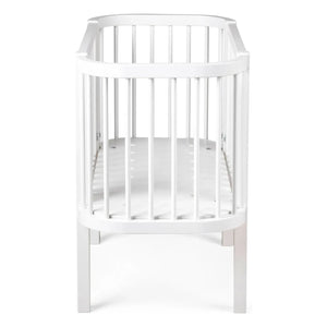 Sebra - Wooden Co-sleeper Crib | White