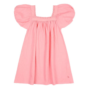 Búho - Organic Cotton Ruffle Dress | Pink