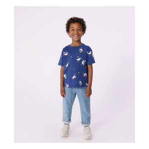 Petit Bateau - Seagull T-Shirt | Dark Blue