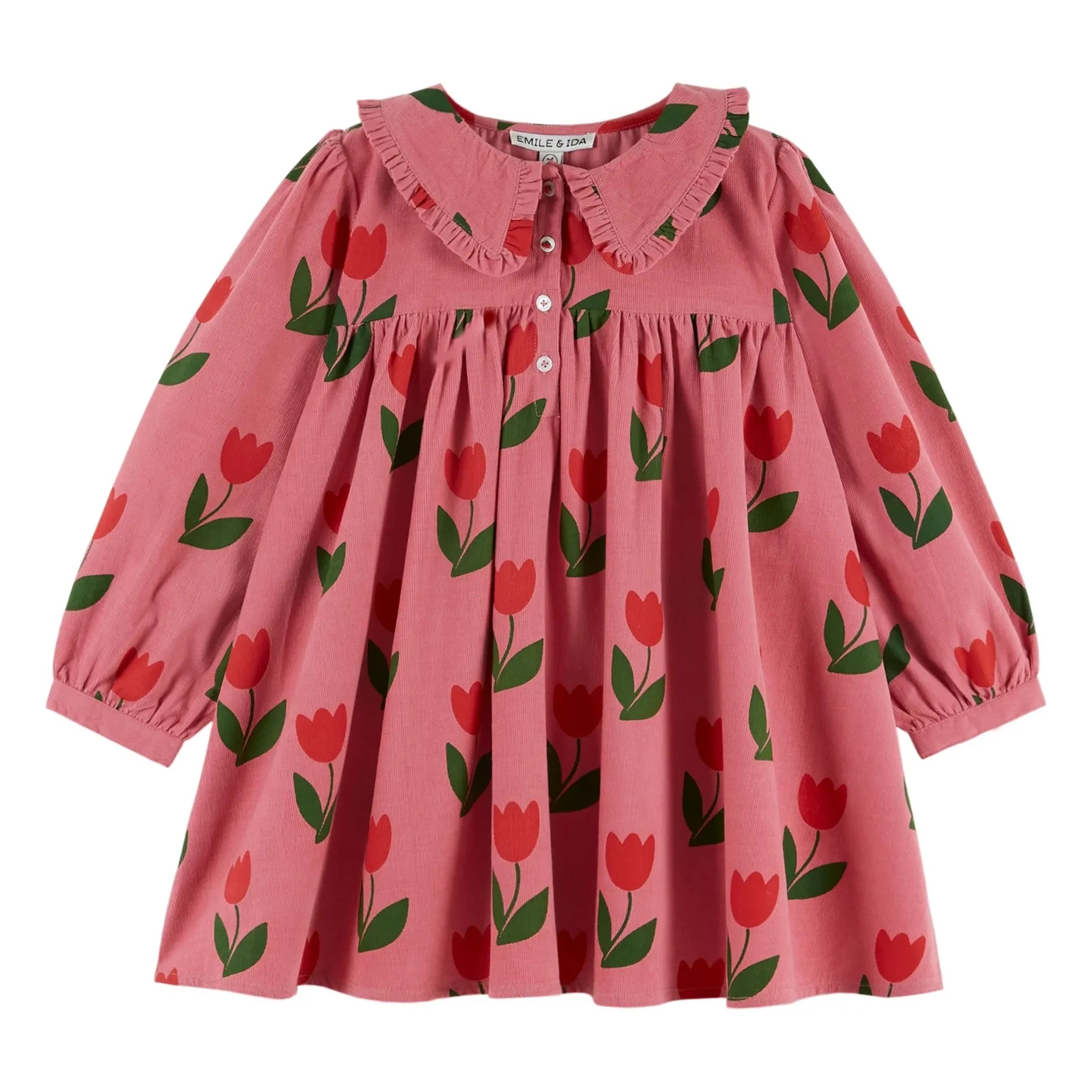 Emile et Ida - Ample Tulip Elbise | Pembe