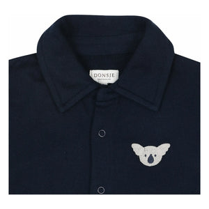 Donsje - Piebe Koala romper Organic cotton | Navy