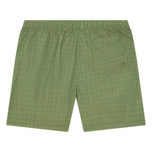 Smallable Man - Dante Checked Swim Shorts | Khaki