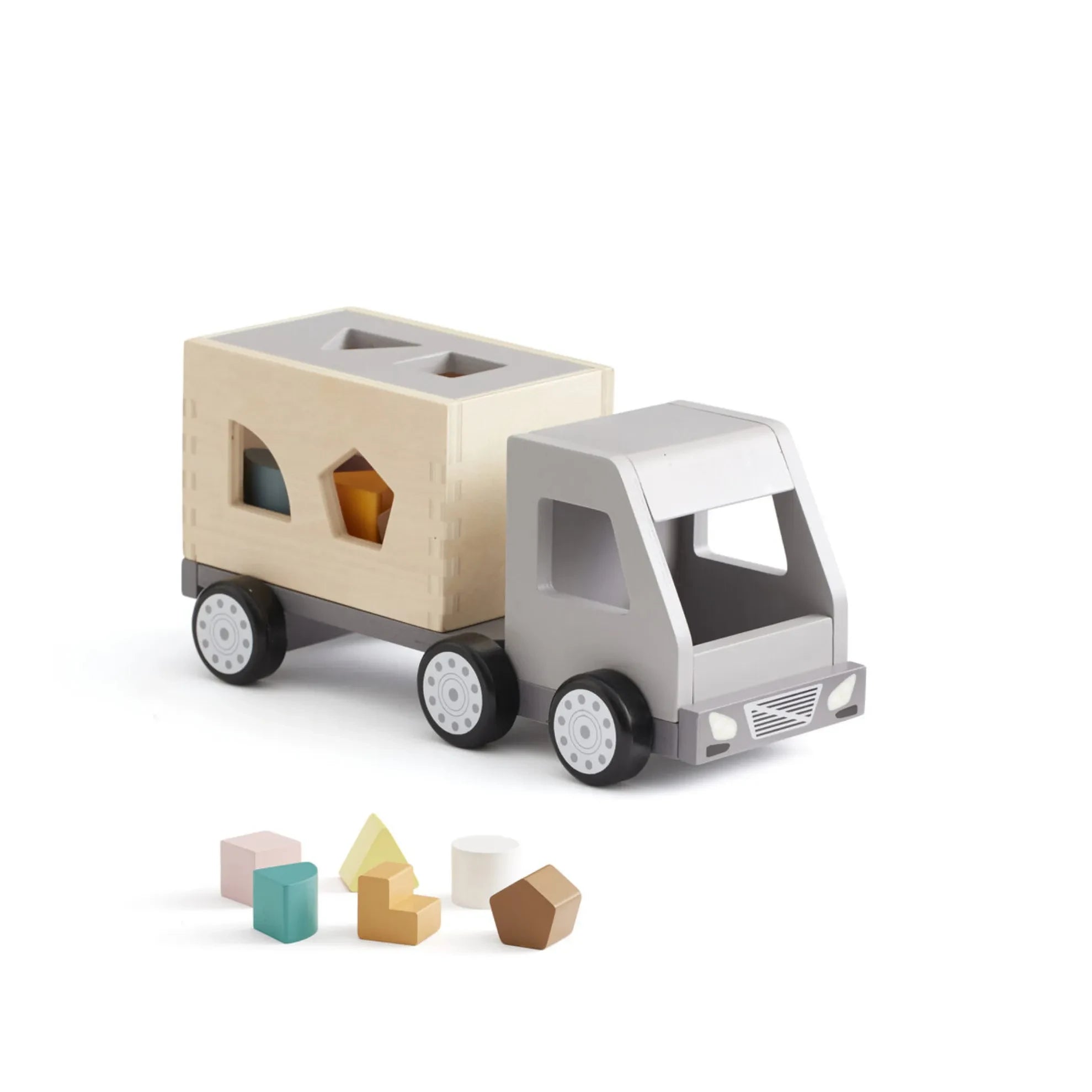 Kid's Concept - Wooden Shape Trash Truck