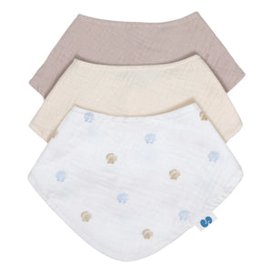 Soft Spot - Seaside organic cotton bibs and aprons - 3-piece set | Seaside
