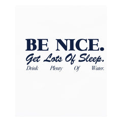 Sporty & Rich - Be Nice T-Shirt Recycled Cotton | White
