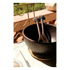 Woodmata - Teak Wood Salad Serving Set | Teak