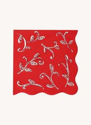 Meri Meri - Block Printed Christmas Napkins - Set of 16
