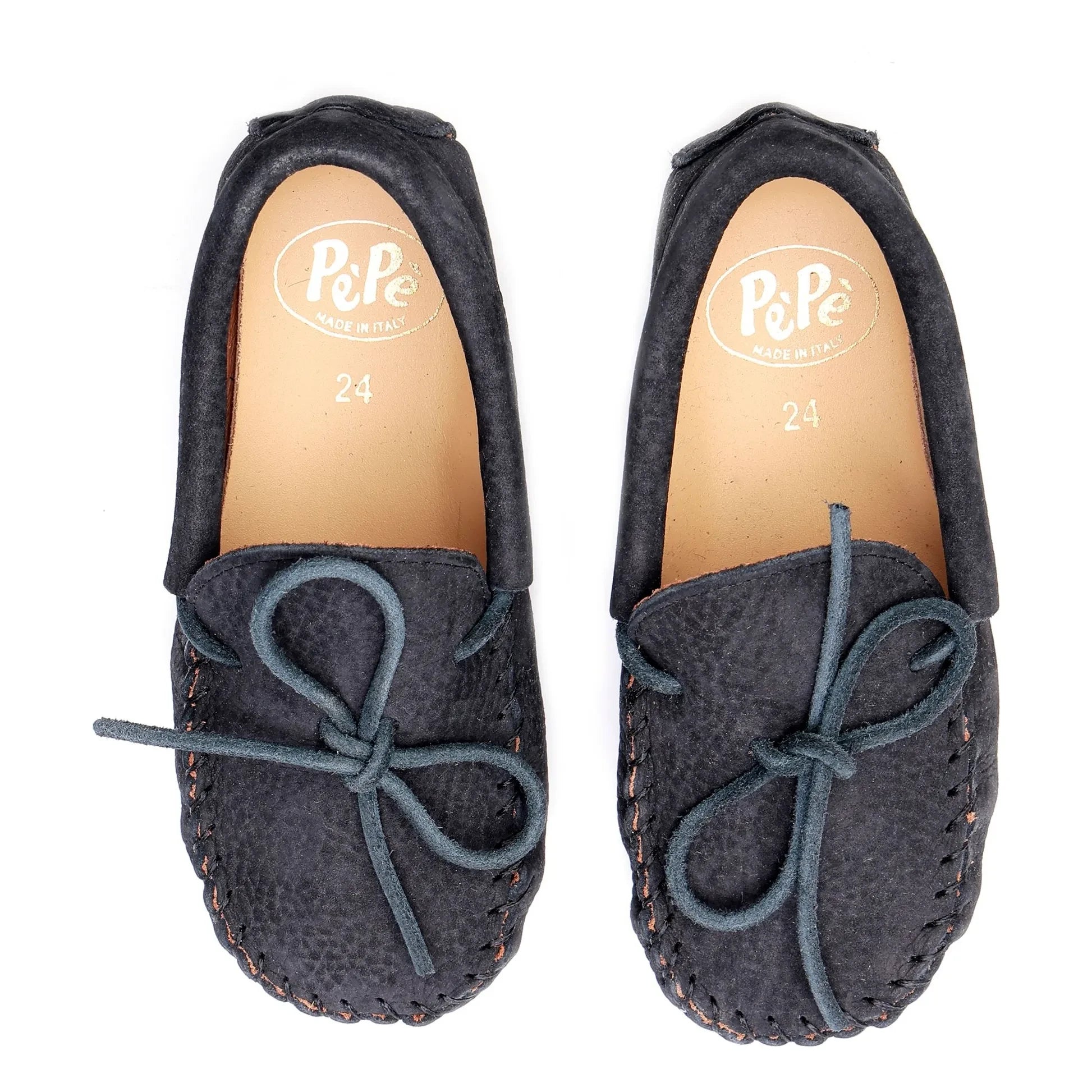 Pèpè - Siyah nubuk loafer