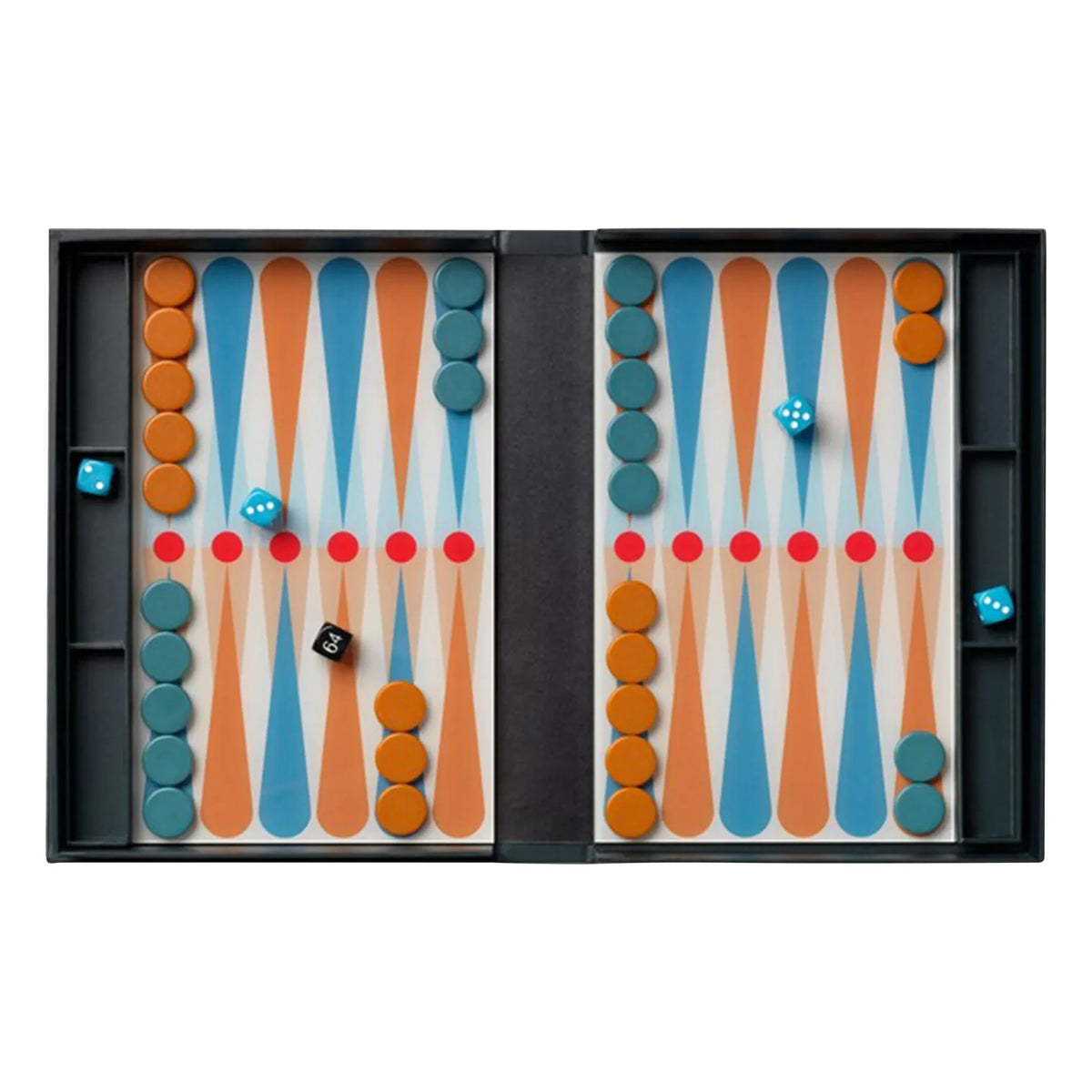 PrintWorks - Draughts Game | Dark Gray