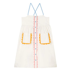 Stella McCartney Kids - Contrast Dress | White