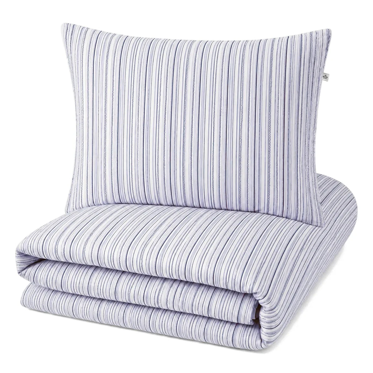 Editions Aimable - Paulette duvet set | Azure Stripes Poplin