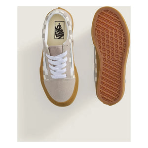 Vans - Old Skool Gum Check Sneakers with Laces | Oatmeal