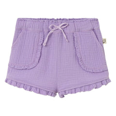 Cozmo - Stella Cotton Gauze Shorts | Lavender