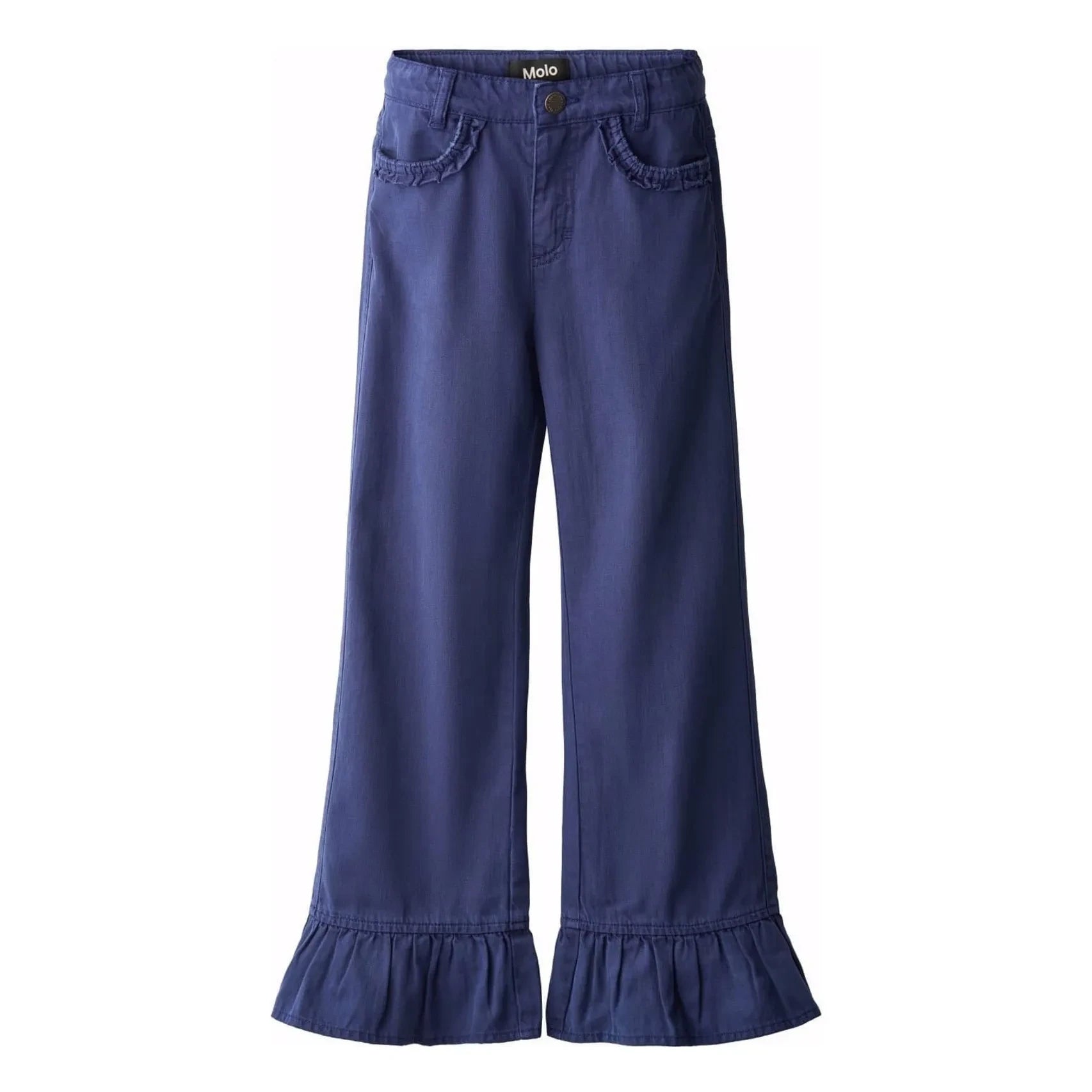 Molo - Amara Ruffled Jeans | Navy Blue