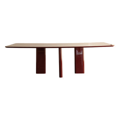Gabrielle Paris - Joe Rectangular Dining Table | Burgundy