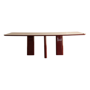 Gabrielle Paris - Joe Rectangular Dining Table | Burgundy