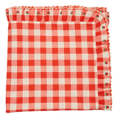 Emile et Ida - Checkered Tablecloth | Red