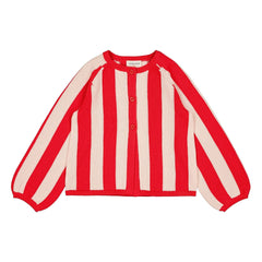 Louis Louise - Striped Gulsah Cardigan | Red