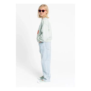 Hundred Pieces - Alba organik pamuk sweatshirt | Celadon
